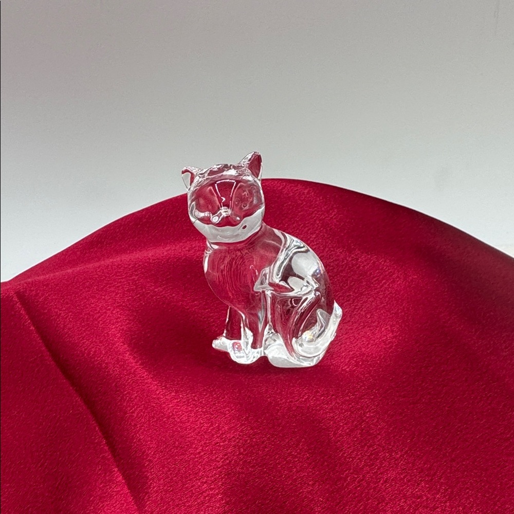 Lenox Crystal Cat Sculpture, NWT.